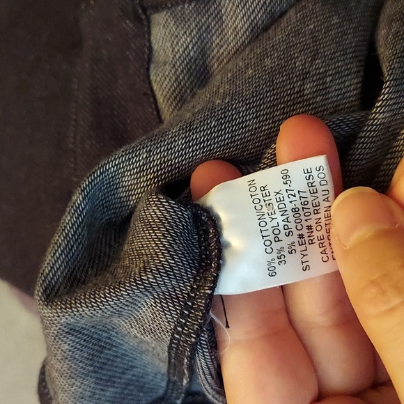 Alice + Olivia Low Rise Zip Up Stretch Pants Black Size 2 - Picture 13 of 14